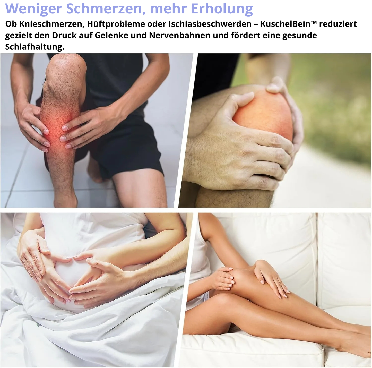 KuschelBeins Ergonomisches Beinkissen